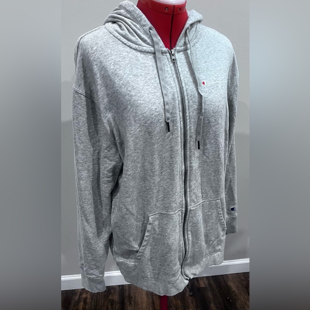 Champion Heather Gray Athletic Hoodie